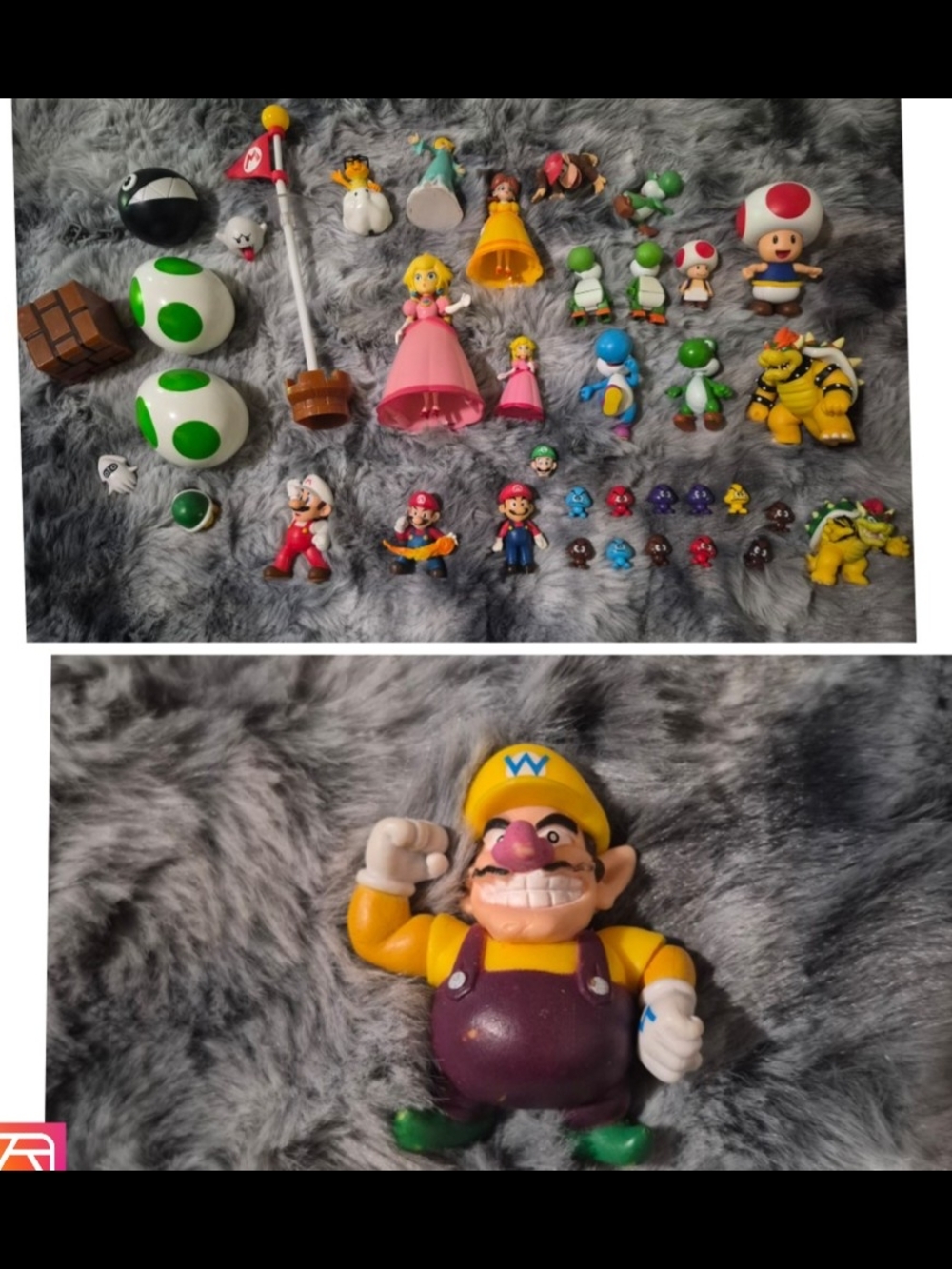 Super Mario Brothers Mixed Toy Figure Lot Bundle (39)